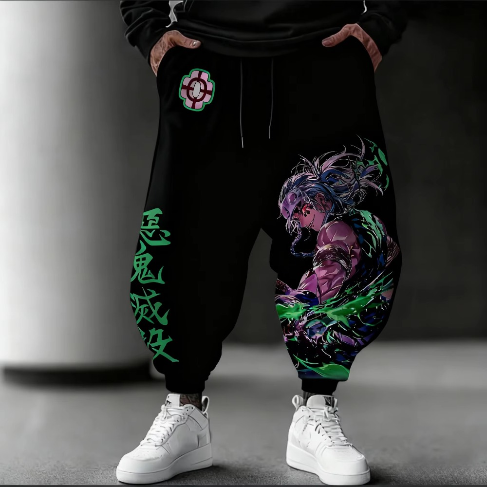 Anime Merchandise Shop - Celana Olahraga Pria Demon Slayer Baru