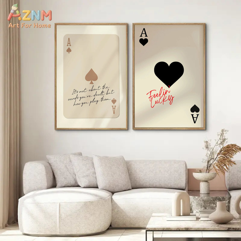Themed Playing Card - AZNM Ace of Spades Feeling Lucky