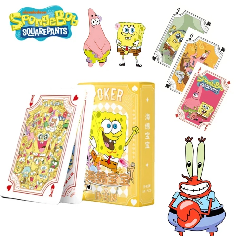 Themed Playing Card - 54 Lembar/kotak Kartu Poker Anime SpongeBob