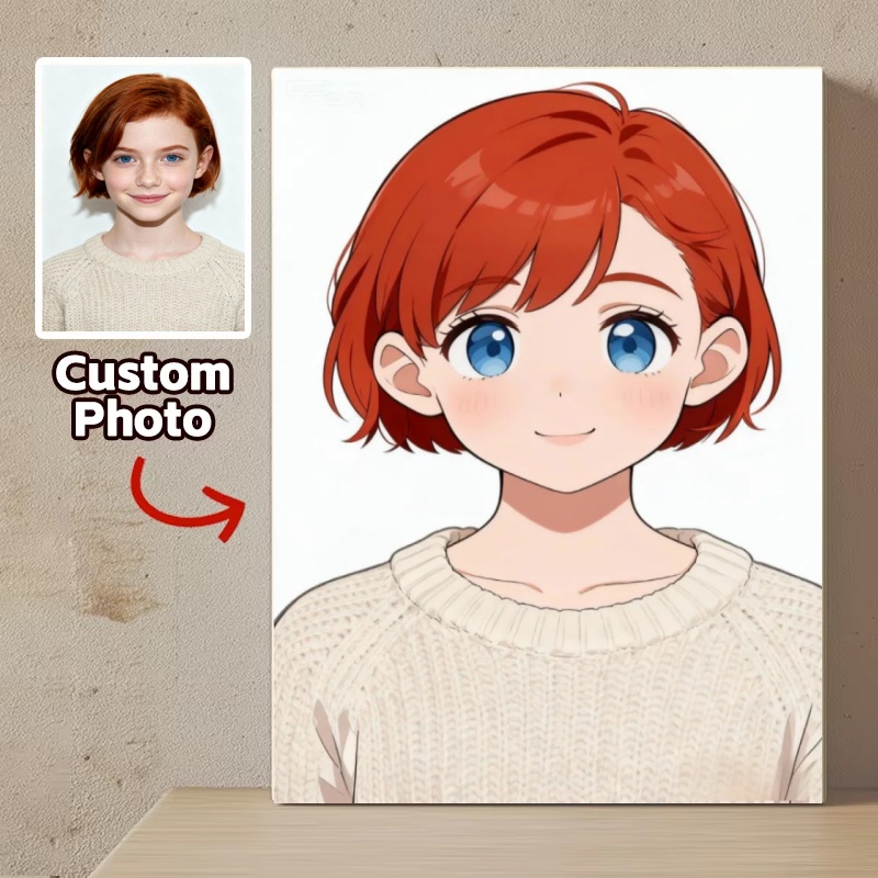 Anime Poster Print - Potret Kartun Anime Kustom Poster Foto