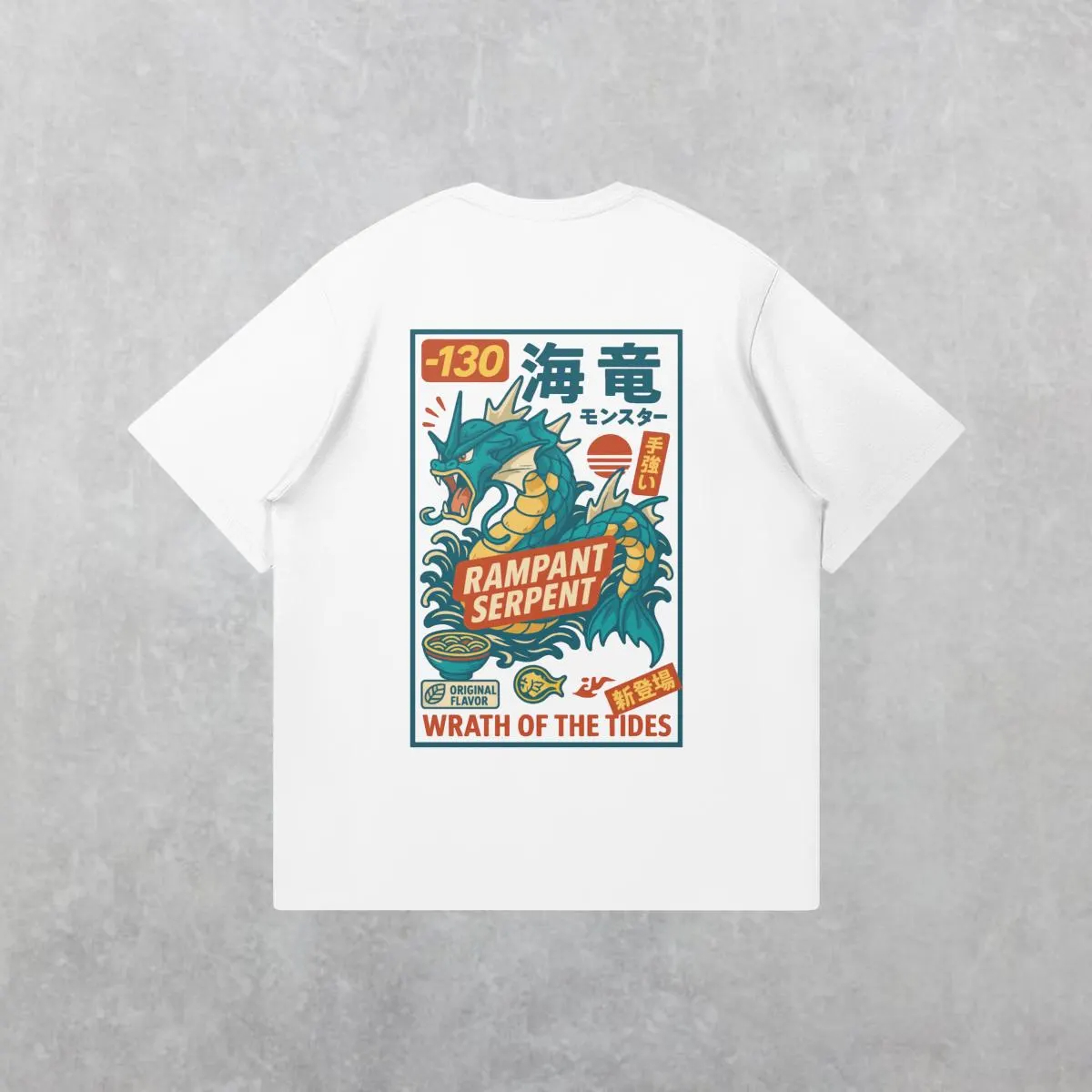 Anime Merchandise Men - Kaus Anime Pokémon Gyarados Pakaian Katun