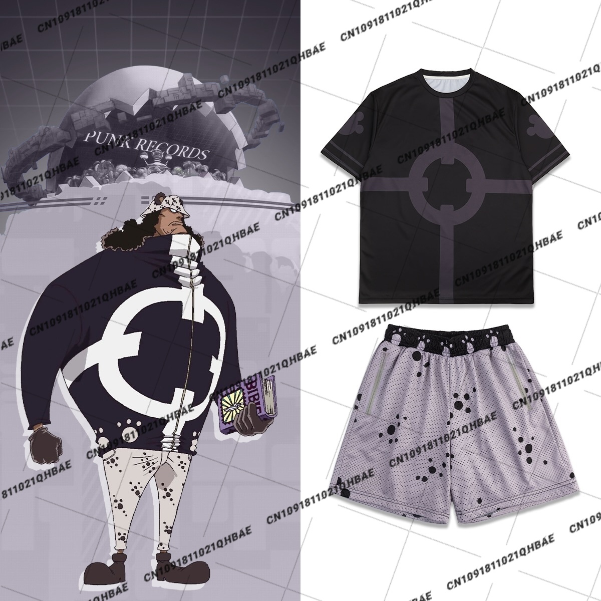 Anime Merchandise Men - Kostum Cosplay Penggemar Anime Bartholemew Kuma