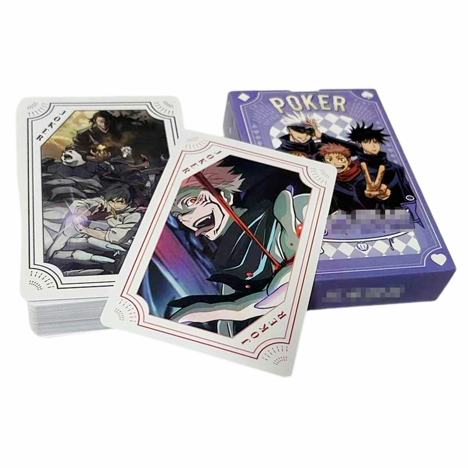 Themed Playing Card - Jujitsu Kaisen Bermain Kartu Poker Permainan