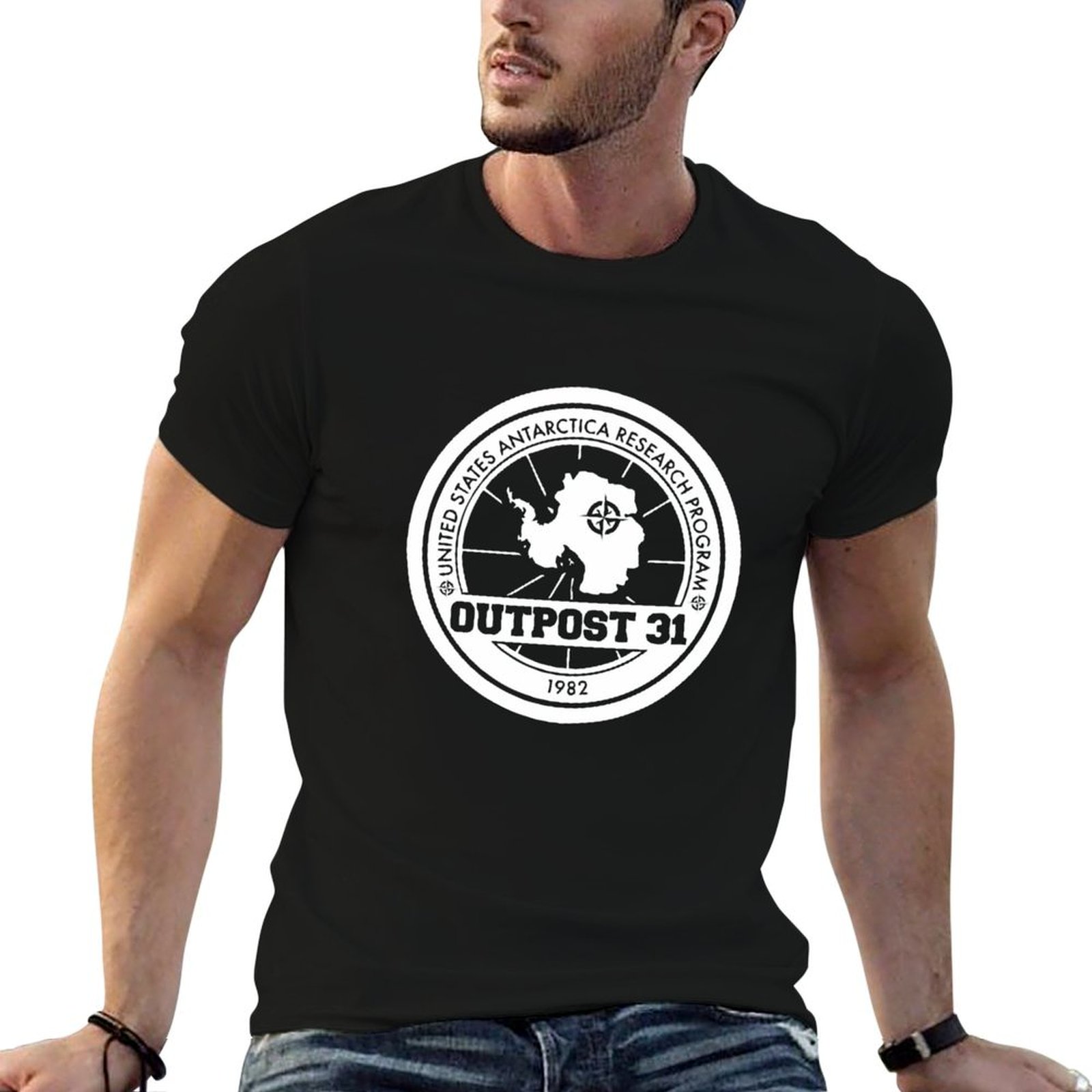 Anime Merchandise T-Shirts - Outpost 31 Logo MERCHANDISE T-Shirt Kaus