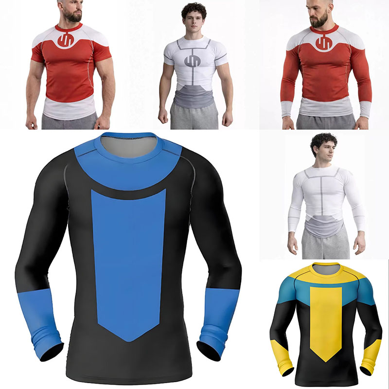 Anime Merchandise Men - Kaus Gym Selam Rash Guard Cosplay