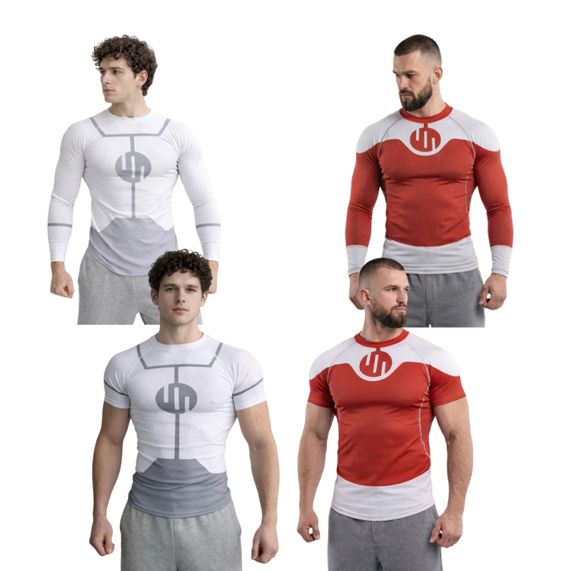 Anime Merchandise Men - Kaos Rash Guard Cosplay Invincible untuk