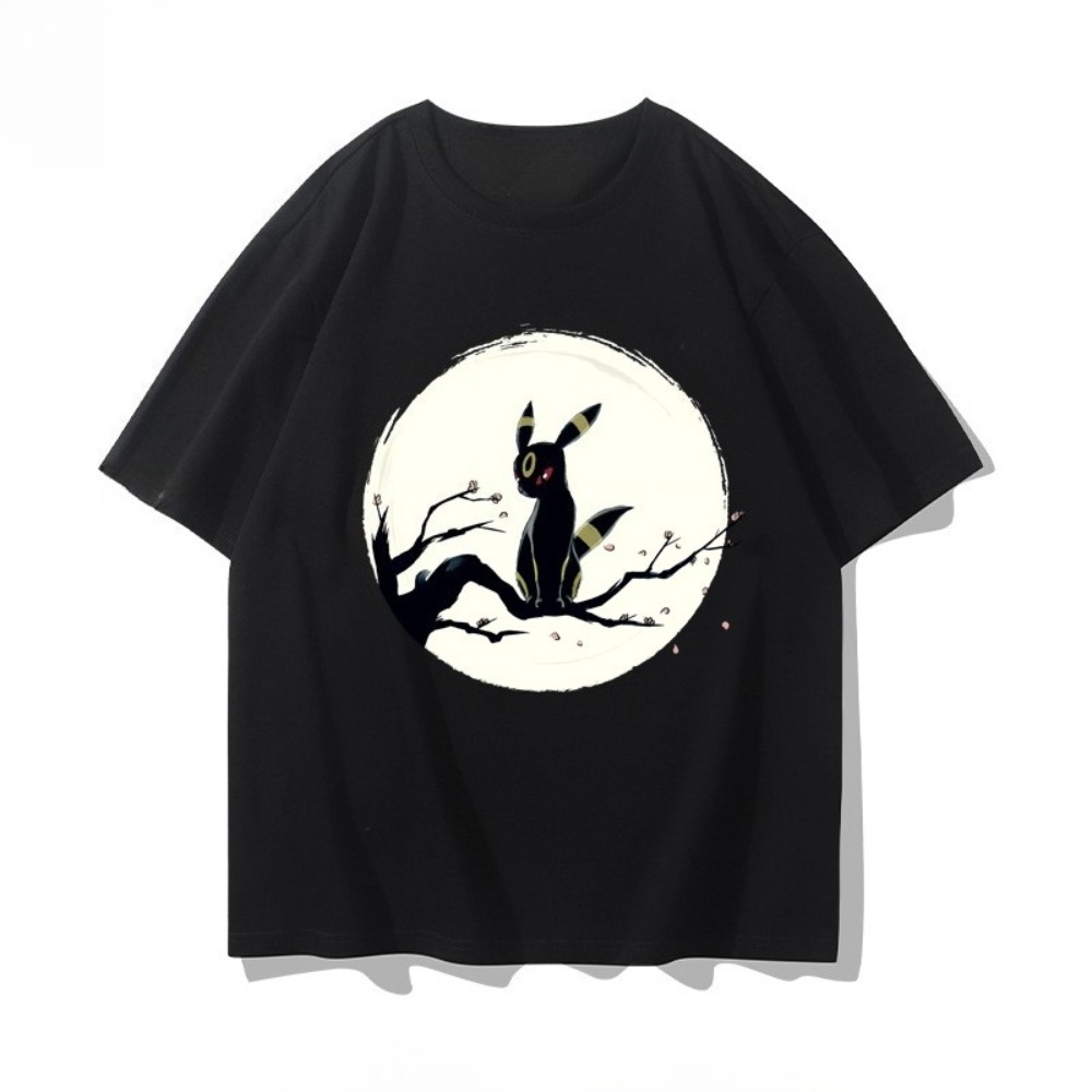 Anime Merchandise Shop - Kaus Cetak Kreatif Animasi Umbreon Pokémon