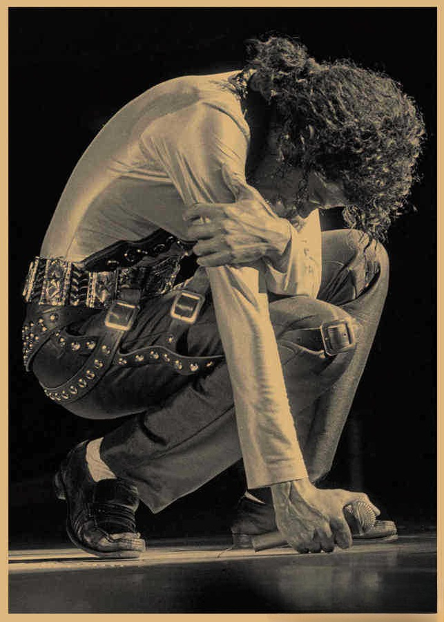 Anime Poster Print - Lukisan Cetak Seni Dinding Michael Jackson,