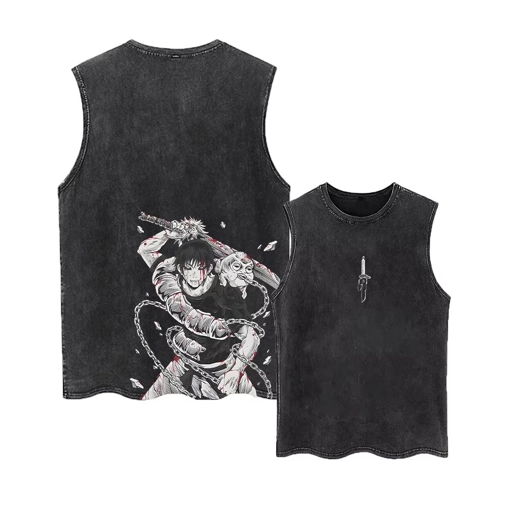 Anime Merchandise Men - Kaos Tank Top Anime Jujutsu Kaisen