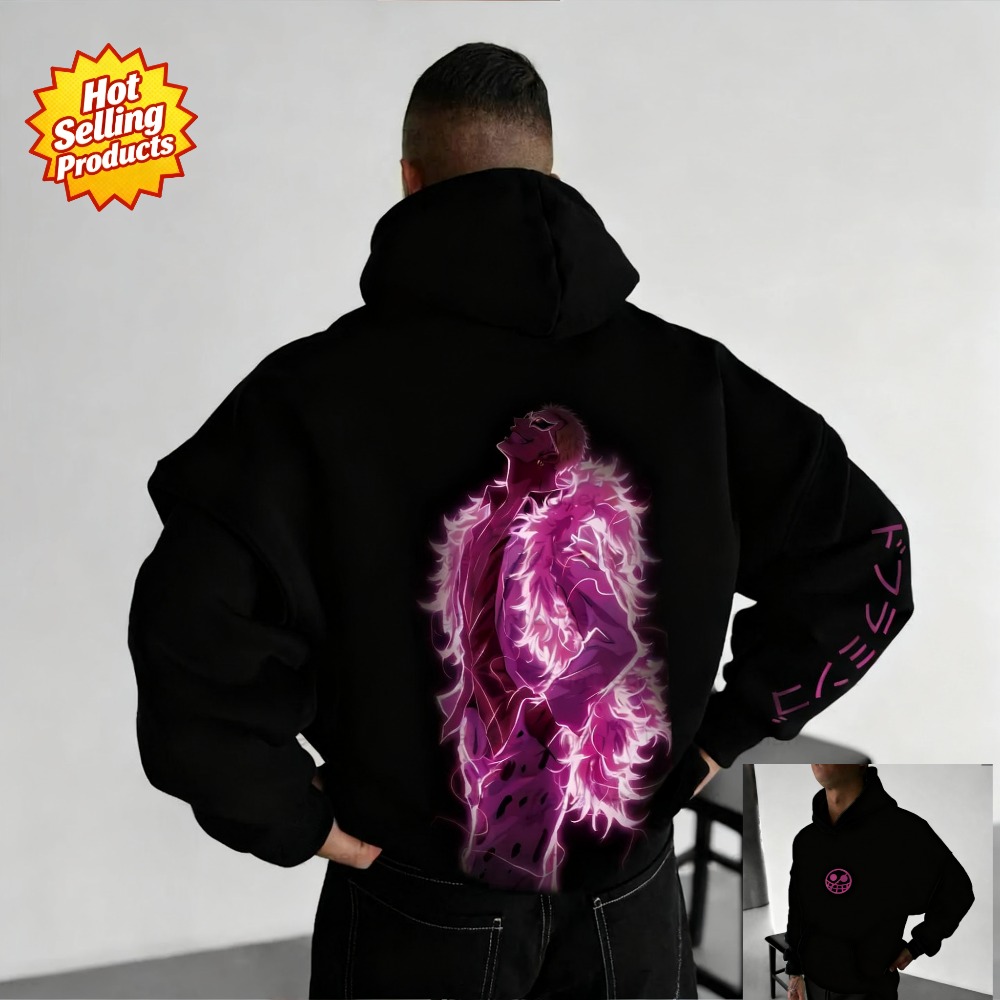 Hoodie One Piece Donquixote Do - Anime Merchandise Shop ulasan dan harga