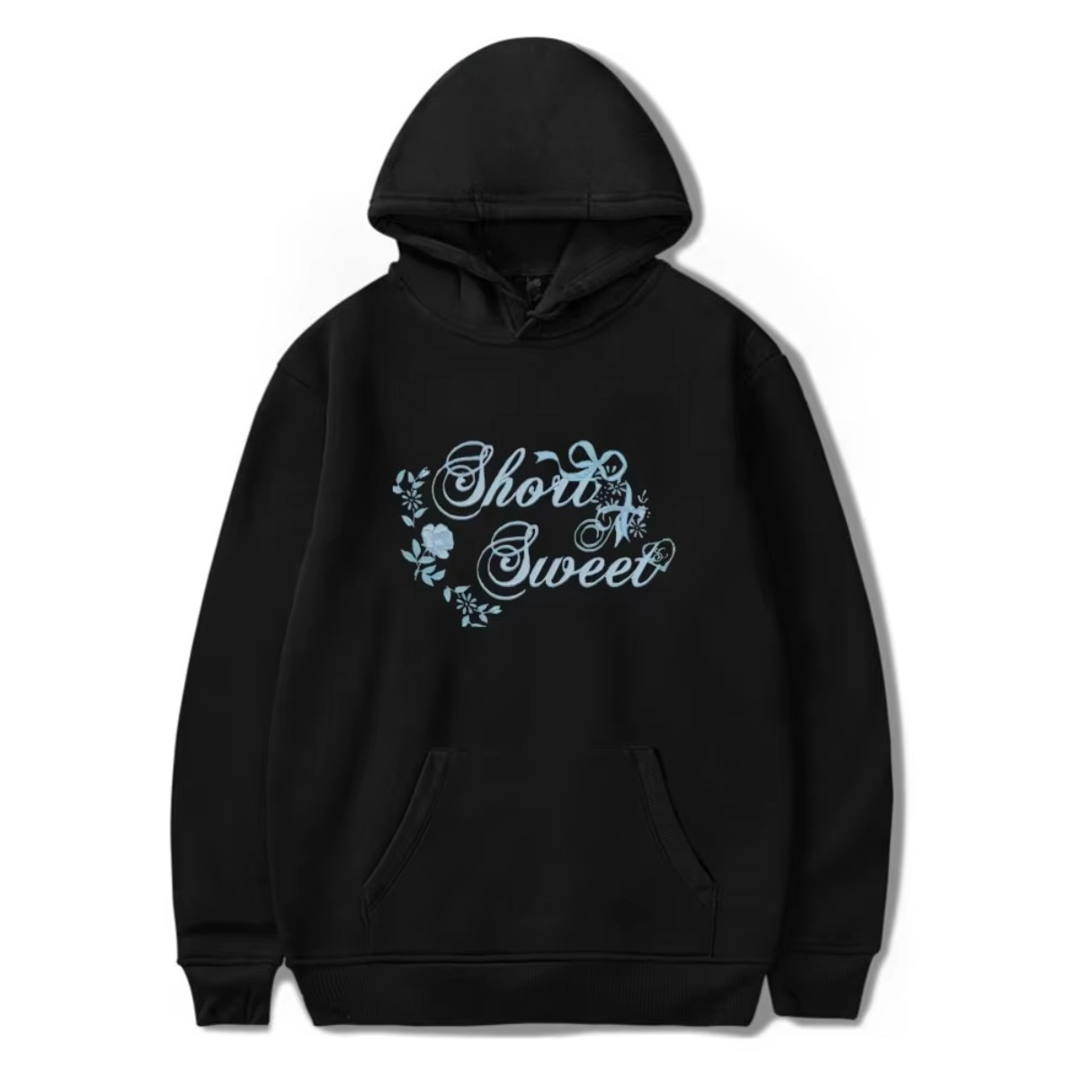 Hoodie Hitam Kasual Alfabet Vi - Anime Merchandise Shop ulasan dan harga