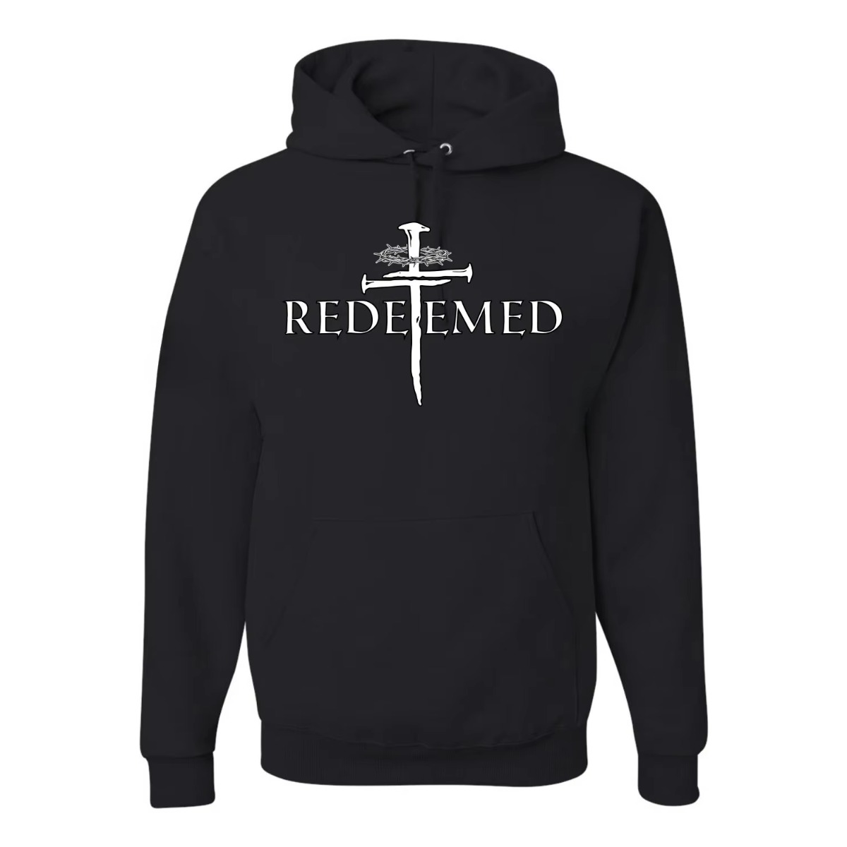Hoodie Hitam Kasual Alfabet Vi - Anime Merchandise Shop ulasan dan harga