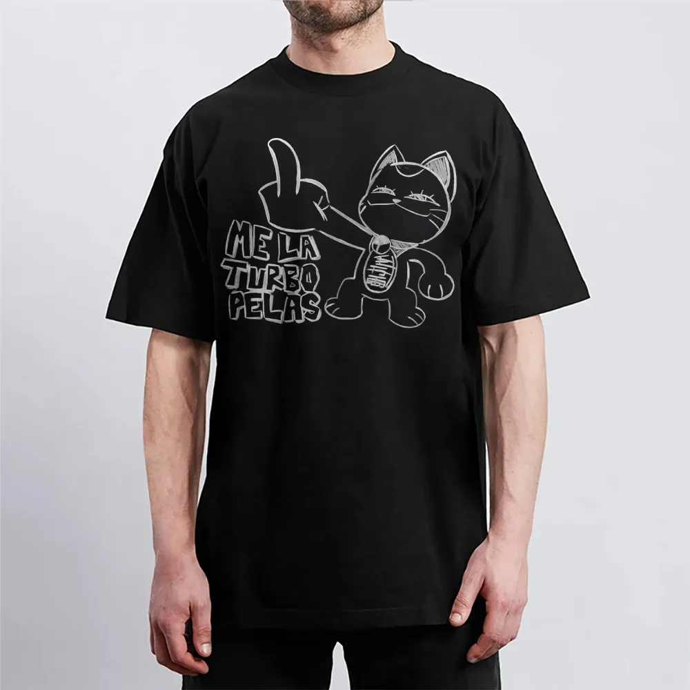 Kaos Dandadan Anime Cat Middle - Anime Merchandise Shop ulasan dan harga