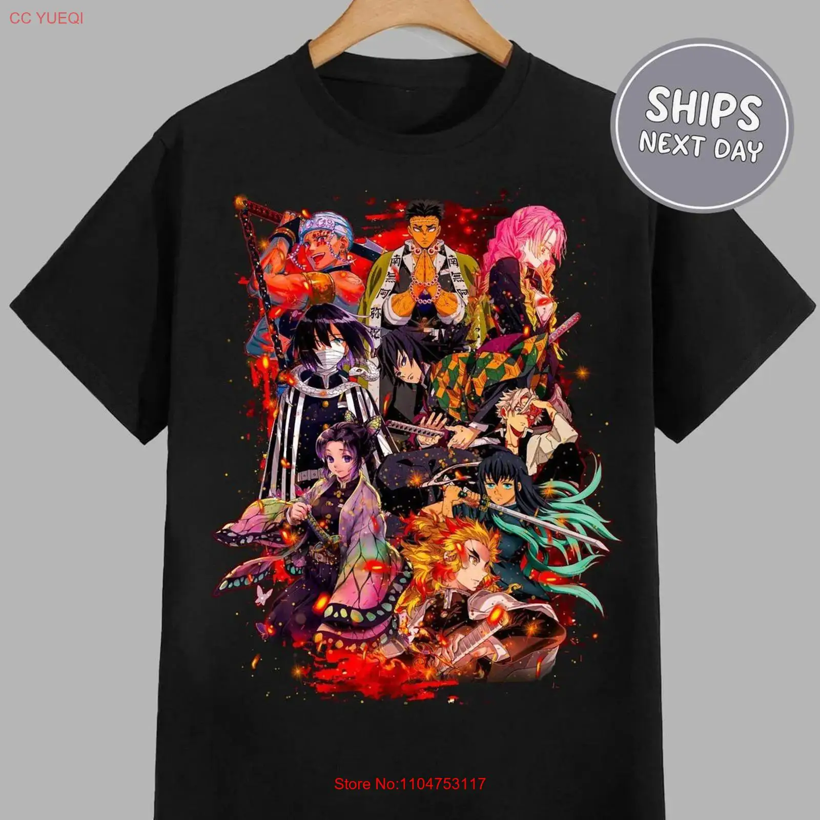 Kaos Anime Demon Slayer Vintag - Anime Merchandise Men ulasan dan harga