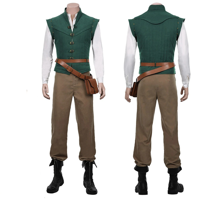 Kostum Cosplay Flynn Rider Rom - Anime Merchandise Men ulasan dan harga