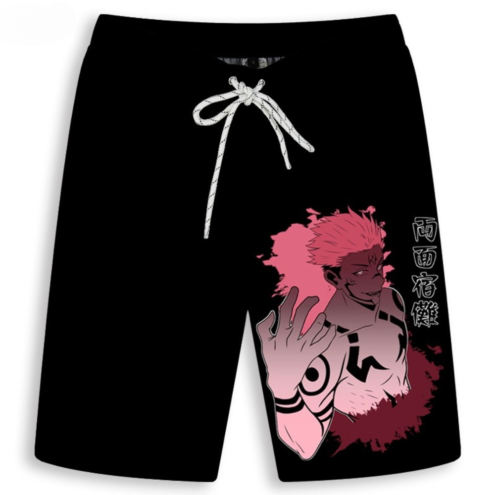 Celana Pendek Pria Gojo Satoru - Anime Merchandise Shop ulasan dan harga