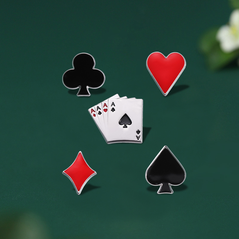 Kartu bermain pin Enamel kusto - Themed Playing Card ulasan dan harga