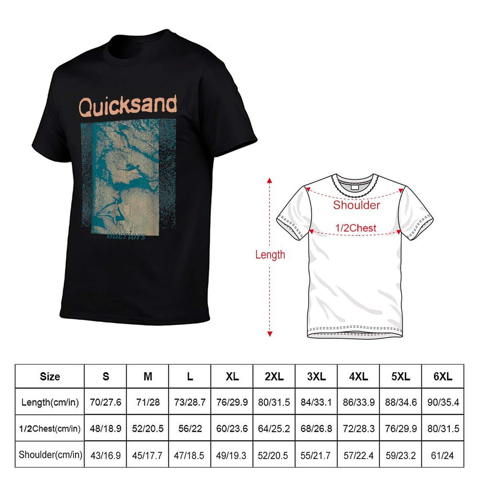 Quicksand - Interiors - Offici - Anime Merchandise T-Shirts ulasan dan harga