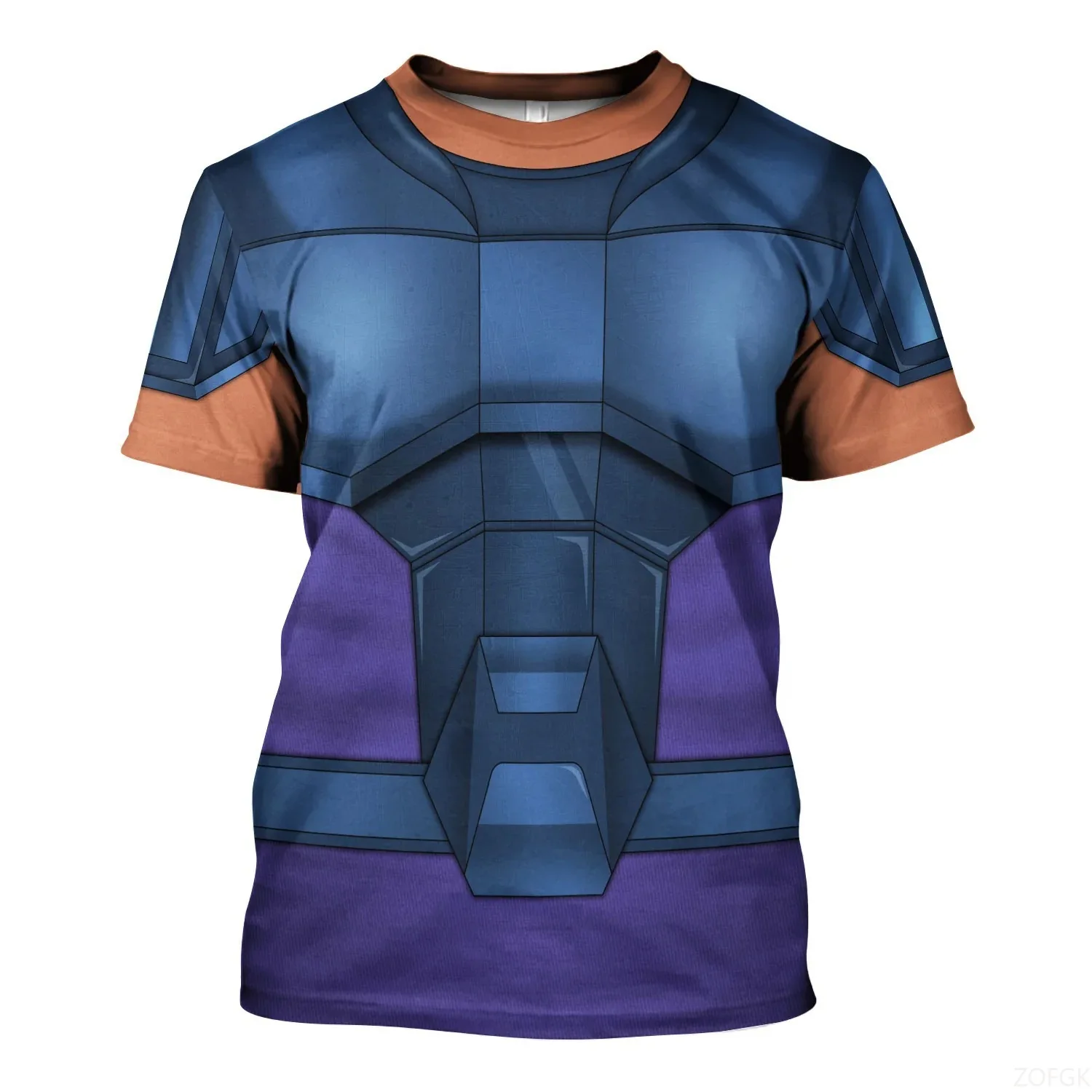 Kaus Leher Bulat Nyaman Kasual - Anime Merchandise Clothes ulasan dan harga