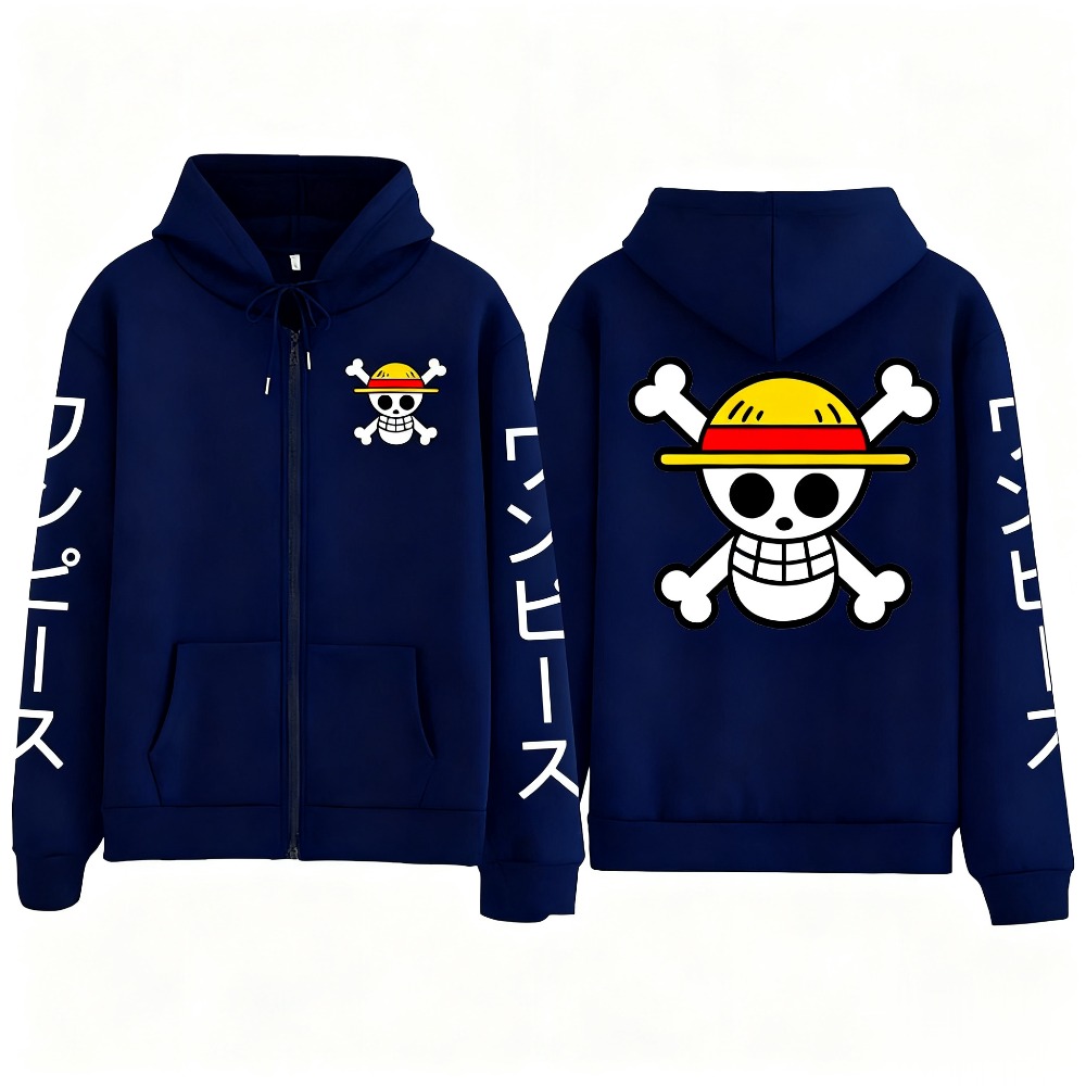 Sweater Hoodie Anime Luffy Uku - Anime Merchandise Shop ulasan dan harga