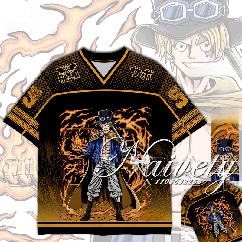 Kaos 3D Print Gaya Komik Hitam - Anime Merchandise T-Shirts ulasan dan harga