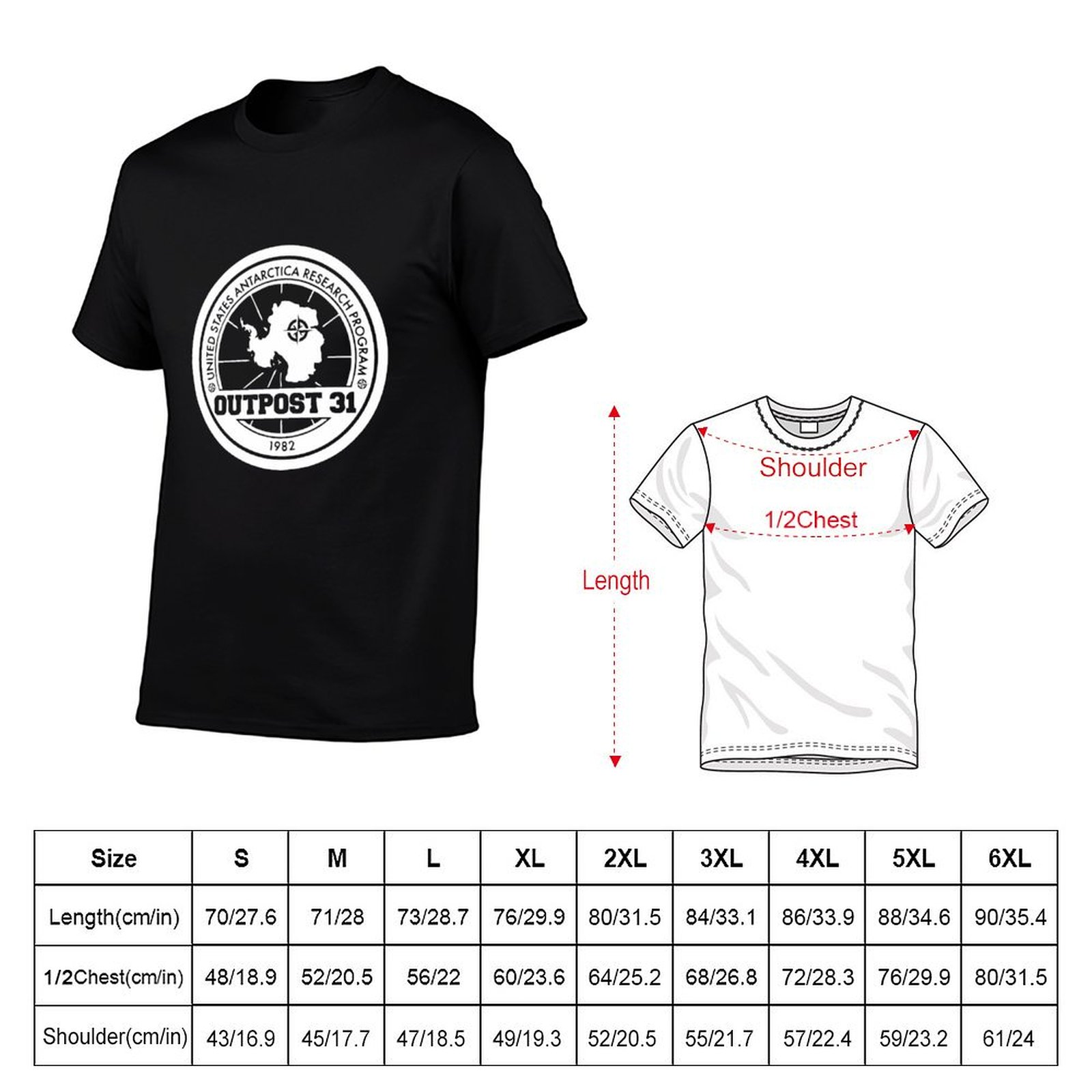 Outpost 31 Logo MERCHANDISE T- - Anime Merchandise T-Shirts ulasan dan harga