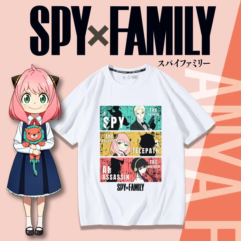Kaos Cosplay Bertema Spy and F - Anime Merchandise T-Shirts ulasan dan harga