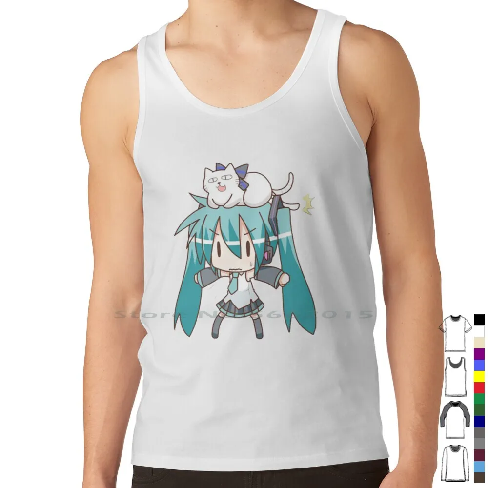 Kaus oblong Miku 100% katun Ka - Anime Merchandise Men ulasan dan harga
