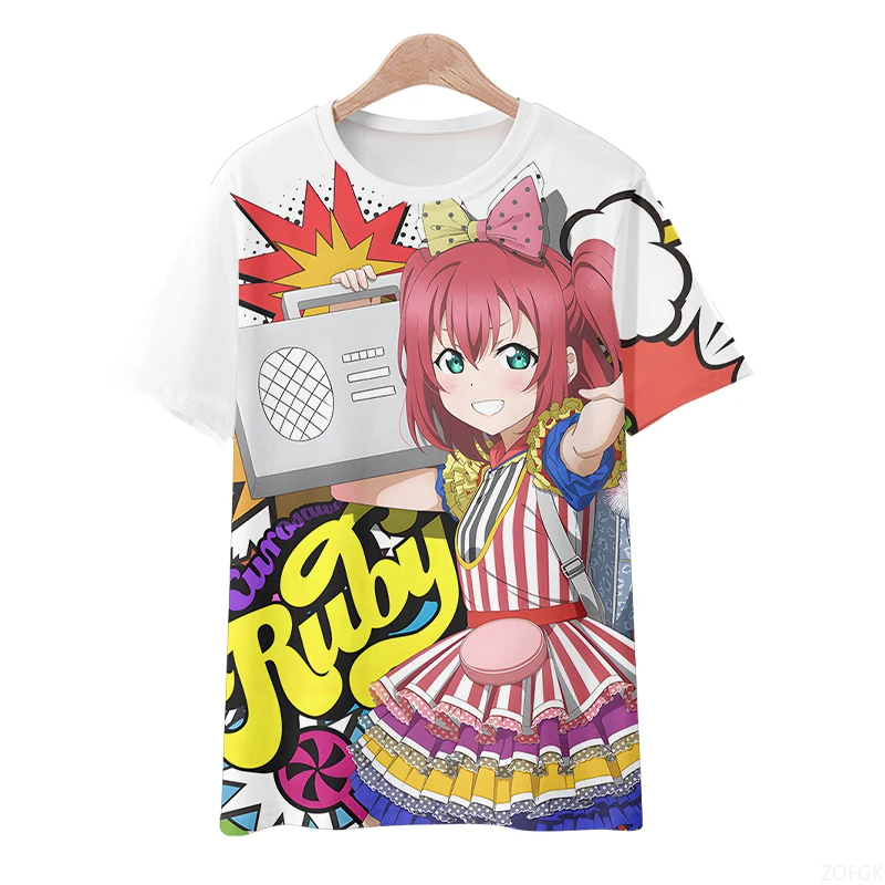 Kaus Lengan Pendek Nyaman Kasu - Anime Merchandise Clothes ulasan dan harga