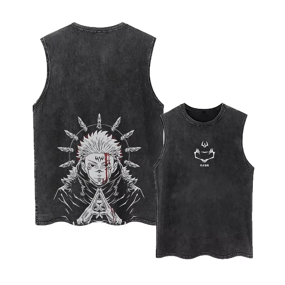 Kaos Tank Top Anime Jujutsu Ka - Anime Merchandise Men ulasan dan harga