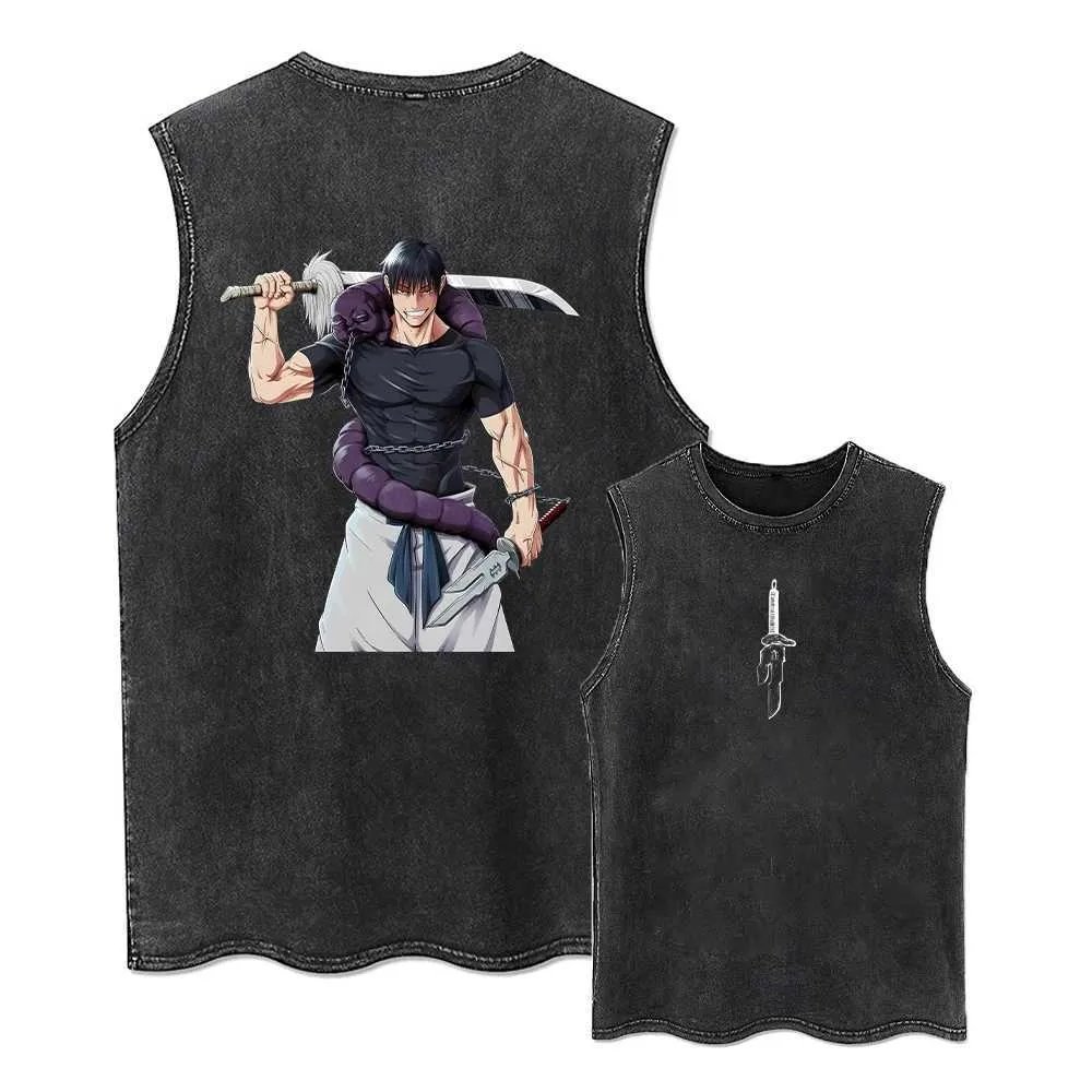 Kaos Tank Top Anime Jujutsu Ka - Anime Merchandise Men ulasan dan harga